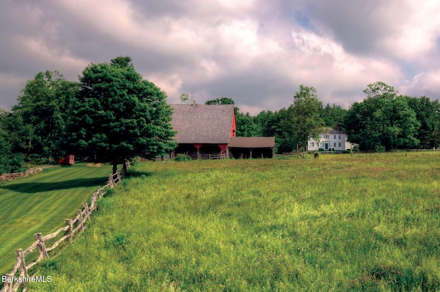 764 E Hill Rd, New Marlborough, MA 01230 - view of yard featuring a rural view