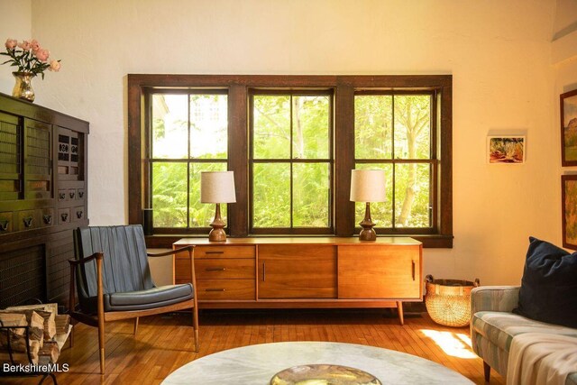 9 Yale Hill Rd, Stockbridge, MA 01262 - sitting room with dark wood finished floors