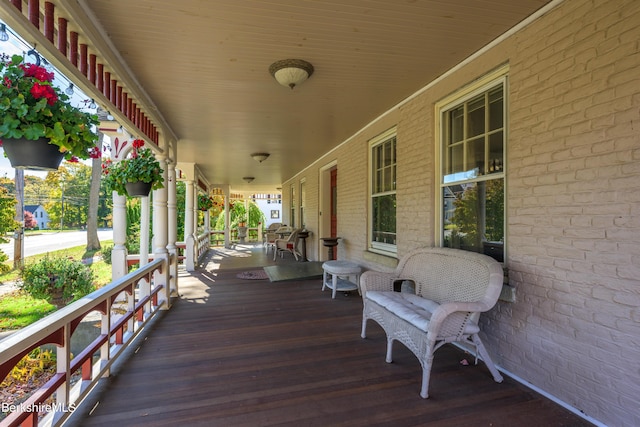 view of deck