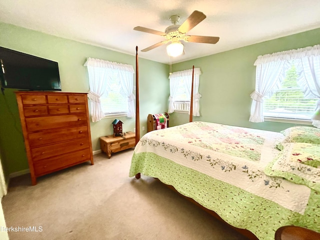 50 Walden Ln, Pittsfield, MA 01201 - bedroom with light colored carpet and ceiling fan