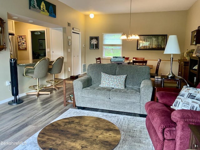 9 Rolling Hls Unit 5, Lenox, MA 01240 - living room with wood finished floors and baseboards