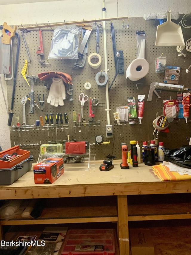 9 Rolling Hls Unit 5, Lenox, MA 01240 - garage view of a workshop area