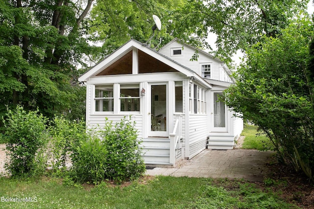 view of bungalow