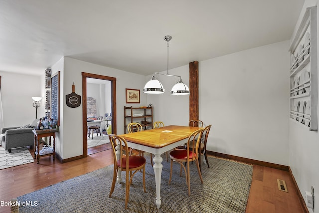 203 Main St, Hancock, MA 01237 - dining space with wood finished floors and baseboards