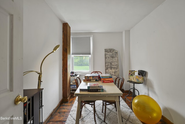 203 Main St, Hancock, MA 01237 - dining room featuring dark wood-type flooring and baseboards