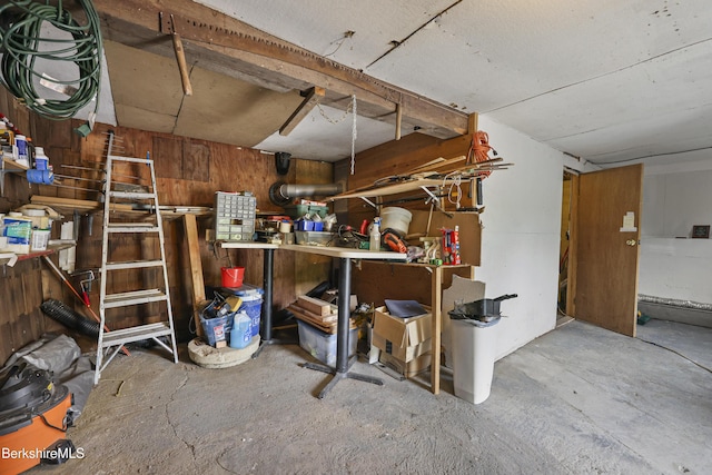 203 Main St, Hancock, MA 01237 - basement with a workshop area