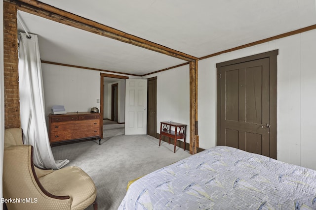 203 Main St, Hancock, MA 01237 - carpeted bedroom with crown molding