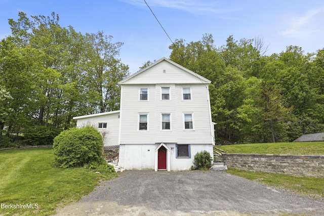 203 Main St, Hancock, MA 01237 - view of front of property with a front yard