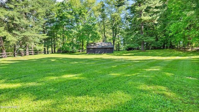 147 Hurlburt Rd, Great Barrington, MA 01230 - view of yard with view of wooded area