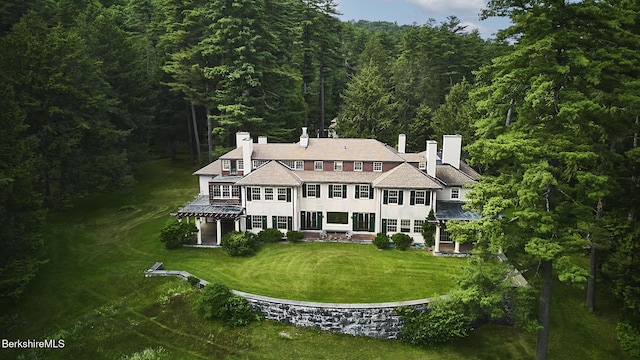 319 Under Mountain Rd, Lenox, MA 01240 - view from above of property featuring a forest