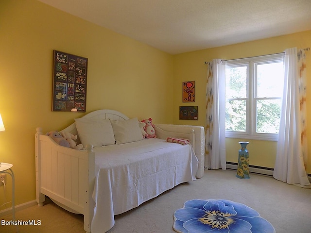 880 E St Unit 1A, Lee, MA 01238 - bedroom with carpet floors and a baseboard heating unit