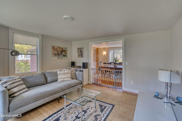 view of living room