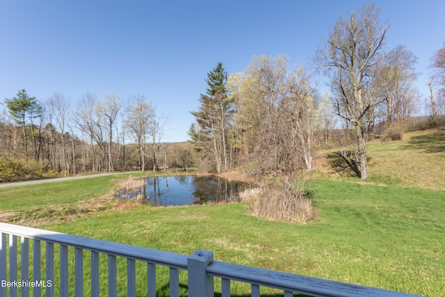 147 Brough Rd, Cheshire, MA 01225 - property view of water featuring fence