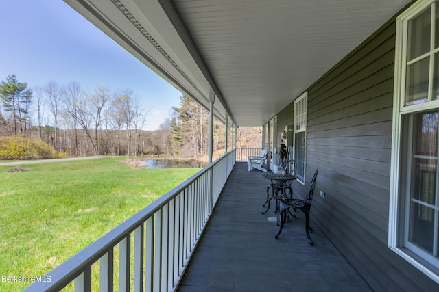 147 Brough Rd, Cheshire, MA 01225 - balcony featuring a water view