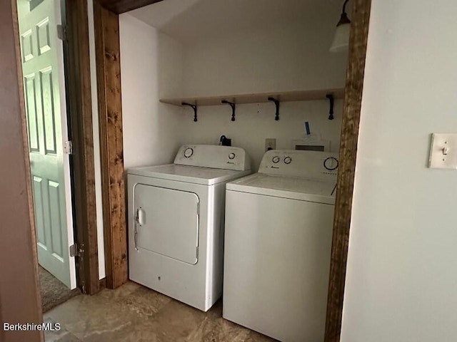 9 Woronoco Rd, Blandford, MA 01008 - washroom featuring washer and dryer