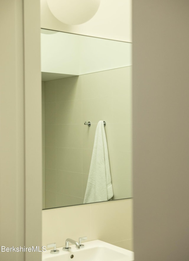 bathroom with a sink