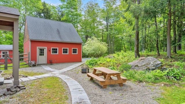 11 Jamie Ln, Sandisfield, MA 01255 - view of yard with an outdoor structure