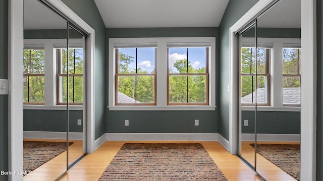 11 Jamie Ln, Sandisfield, MA 01255 - unfurnished sunroom featuring vaulted ceiling