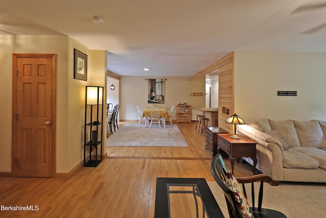 289 Algerie Rd, Becket, MA 01223 - living area featuring light wood finished floors