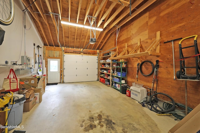 289 Algerie Rd, Becket, MA 01223 - garage with a garage door opener