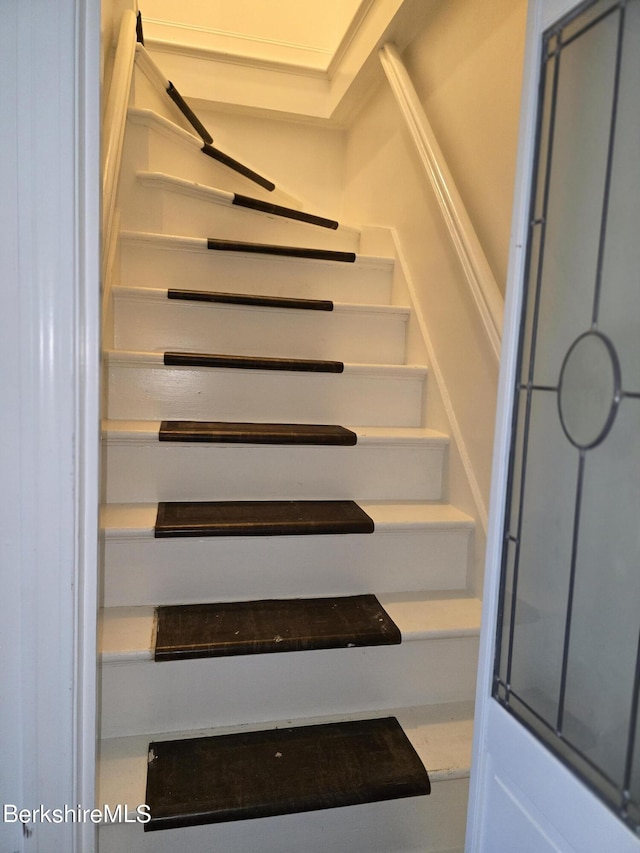 view of staircase