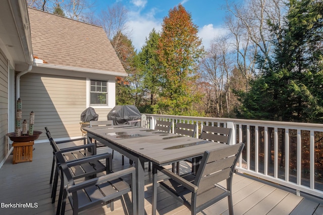 2017 Monterey Rd, Otis, MA 01253 - deck with outdoor dining area and grilling area
