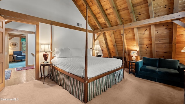 51 New Lenox Rd, Lenox, MA 01240 - carpeted bedroom featuring wood ceiling