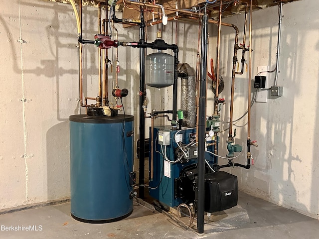 20 Hillside Ln, Sheffield, MA 01222 - utilities featuring water heater and a heating unit