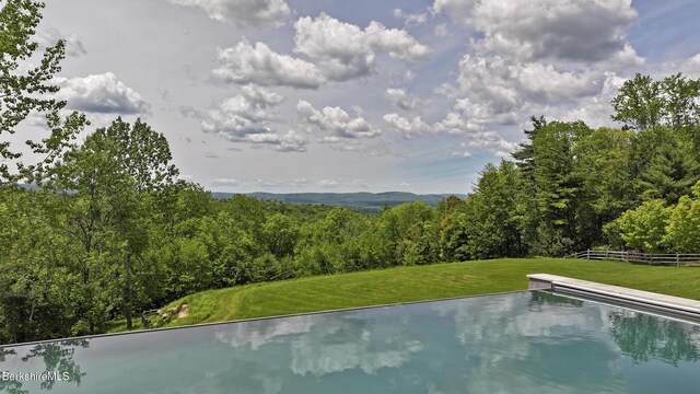 113 Brush Hill Rd, Great Barrington, MA 01230 - water view featuring a forest