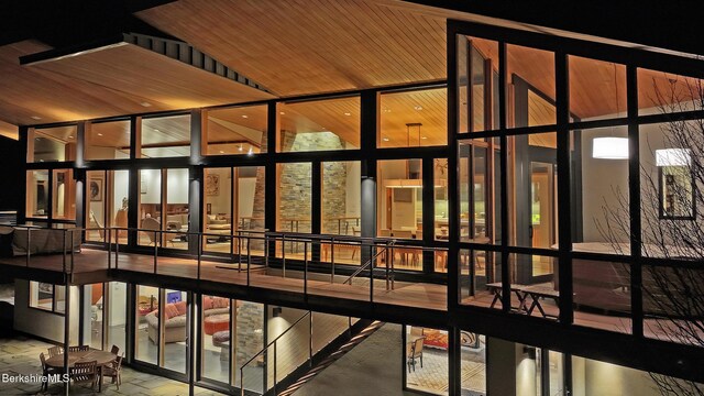 113 Brush Hill Rd, Great Barrington, MA 01230 - exterior space with stone siding