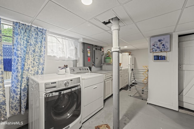 68 Colt Rd, Pittsfield, MA 01201 - laundry room featuring washing machine and clothes dryer and cabinet space