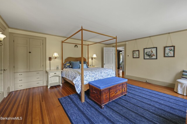 68 Colt Rd, Pittsfield, MA 01201 - bedroom with hardwood / wood-style floors and baseboards