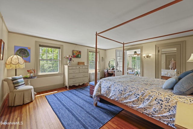 68 Colt Rd, Pittsfield, MA 01201 - bedroom with hardwood / wood-style floors, baseboards, and ornamental molding