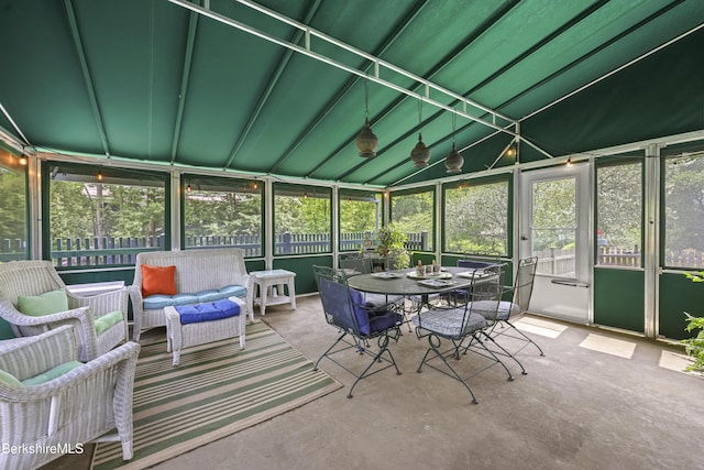 68 Colt Rd, Pittsfield, MA 01201 - sunroom / solarium featuring lofted ceiling, healthy amount of natural light, and outdoor dining space