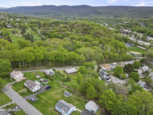 view of property location with mountains