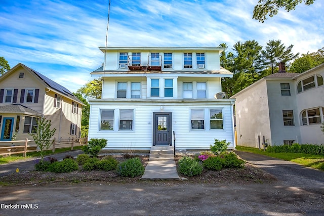 view of front of house with entry steps
