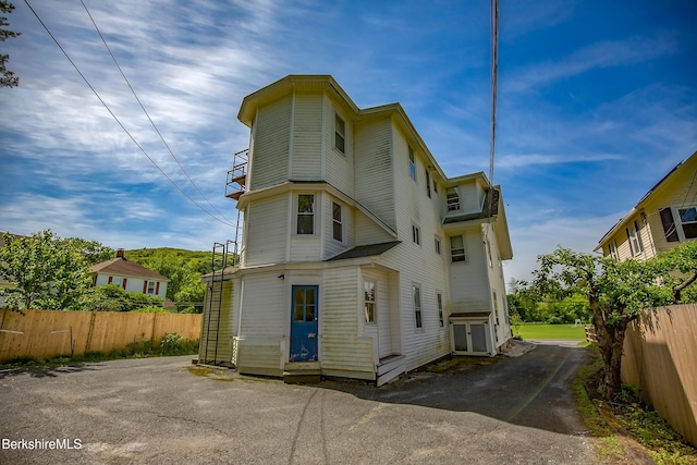 view of rear view of property