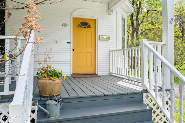 49 S St, Great Barrington, MA 01230 - property entrance with covered porch