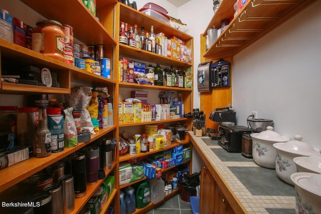 view of pantry