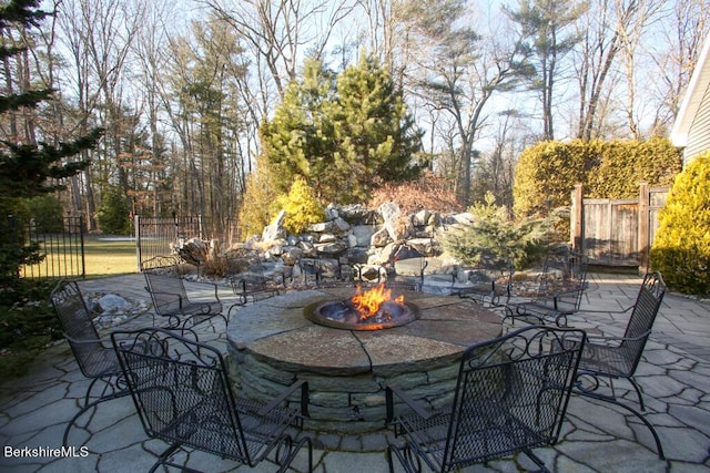 view of patio