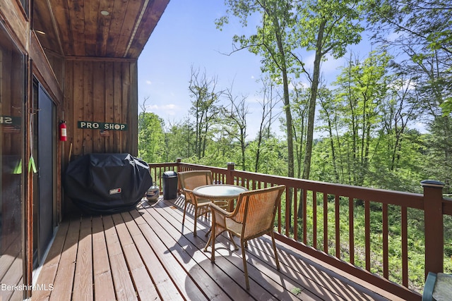284 Brewer Branch Rd, New Marlborough, MA 01230 - wooden deck with area for grilling