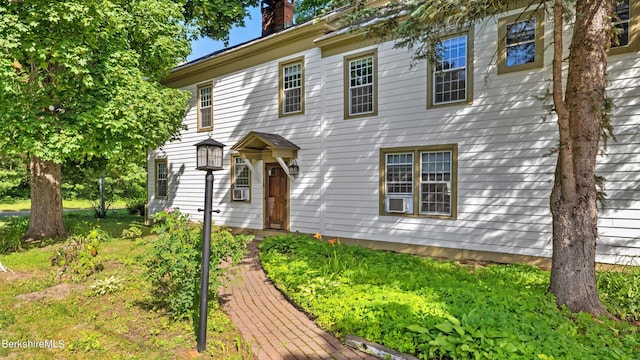 view of colonial house