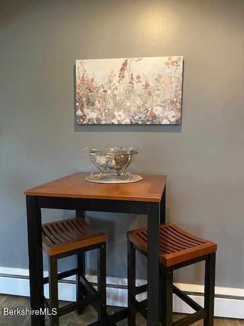 16 Woodlawn Ave, North Adams, MA 01247 - dining room with baseboards