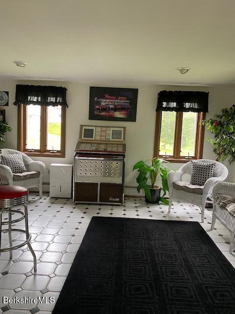 16 Woodlawn Ave, North Adams, MA 01247 - living area with light floors and recessed lighting