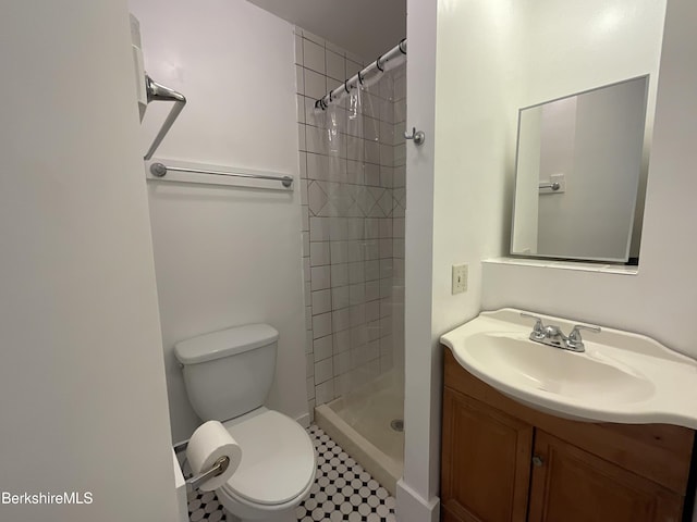 395 Laurel St, Lee, MA 01238 - full bath with toilet, a stall shower, and vanity