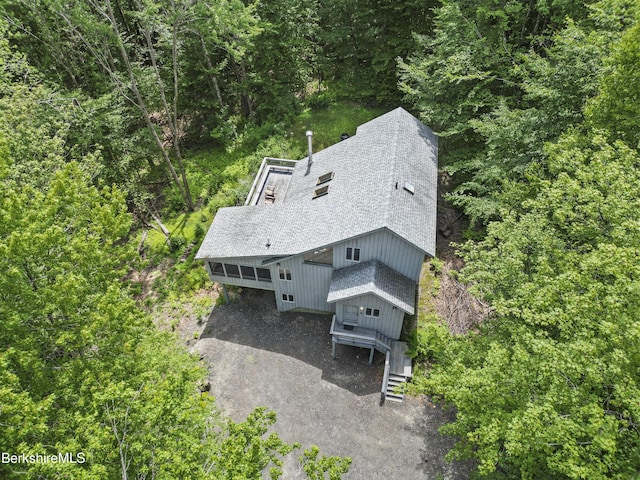 112 Silver St, Lanesborough, MA 01237 - view of subject property with a forest