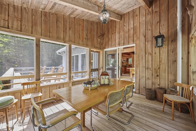 112 Silver St, Lanesborough, MA 01237 - sunroom with beamed ceiling