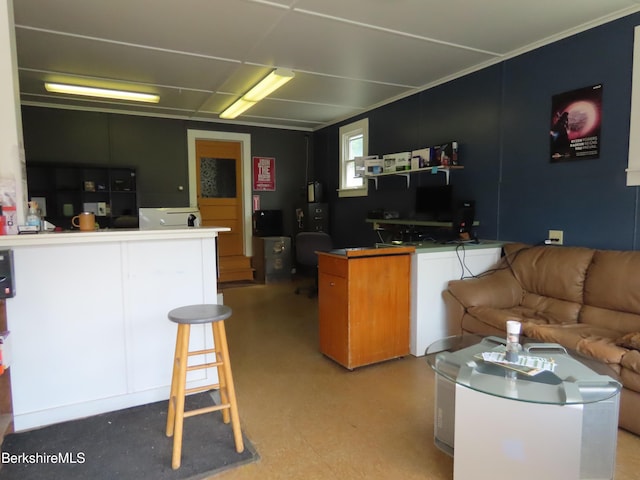 16-18 Hoosac St, Adams, MA 01220 - kitchen with fridge and open floor plan