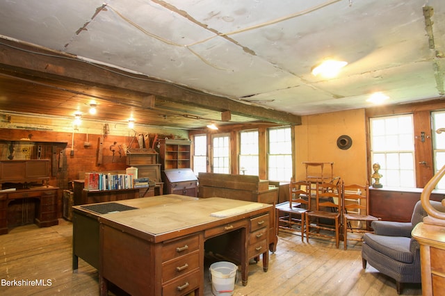 31 Oxbow Rd, Charlemont, MA 01339 - office space with light wood-type flooring and plenty of natural light