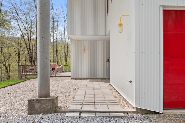 view of exterior entry